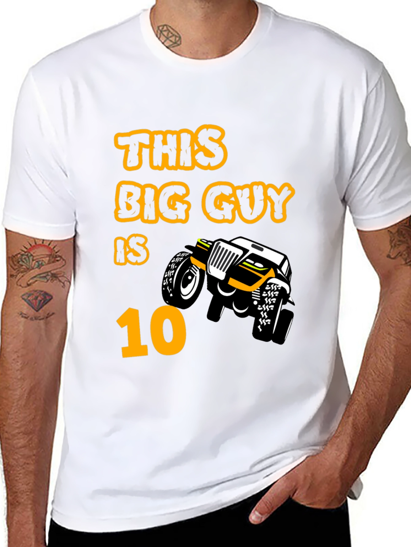Birthday Boy 10 T-Shirt Monster Truck Tee