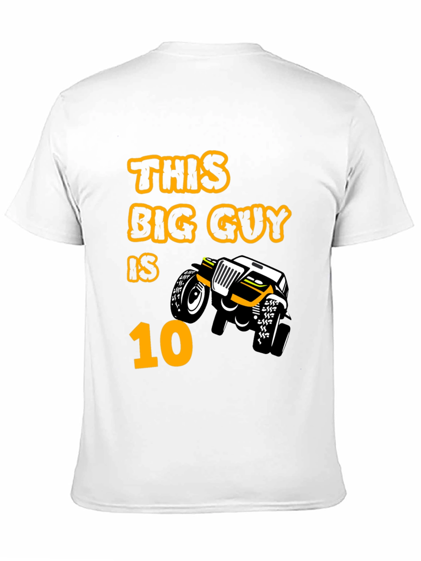 Birthday Boy 10 T-Shirt Monster Truck Tee