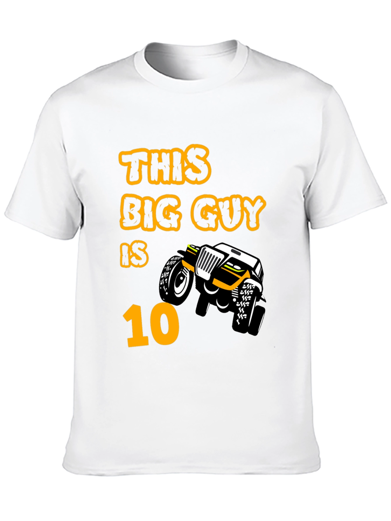 Birthday Boy 10 T-Shirt Monster Truck Tee