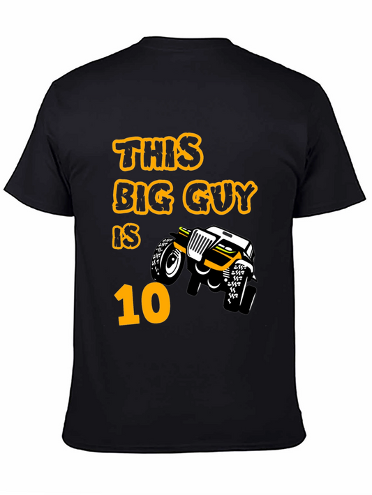 Birthday Boy 10 T-Shirt Monster Truck Tee