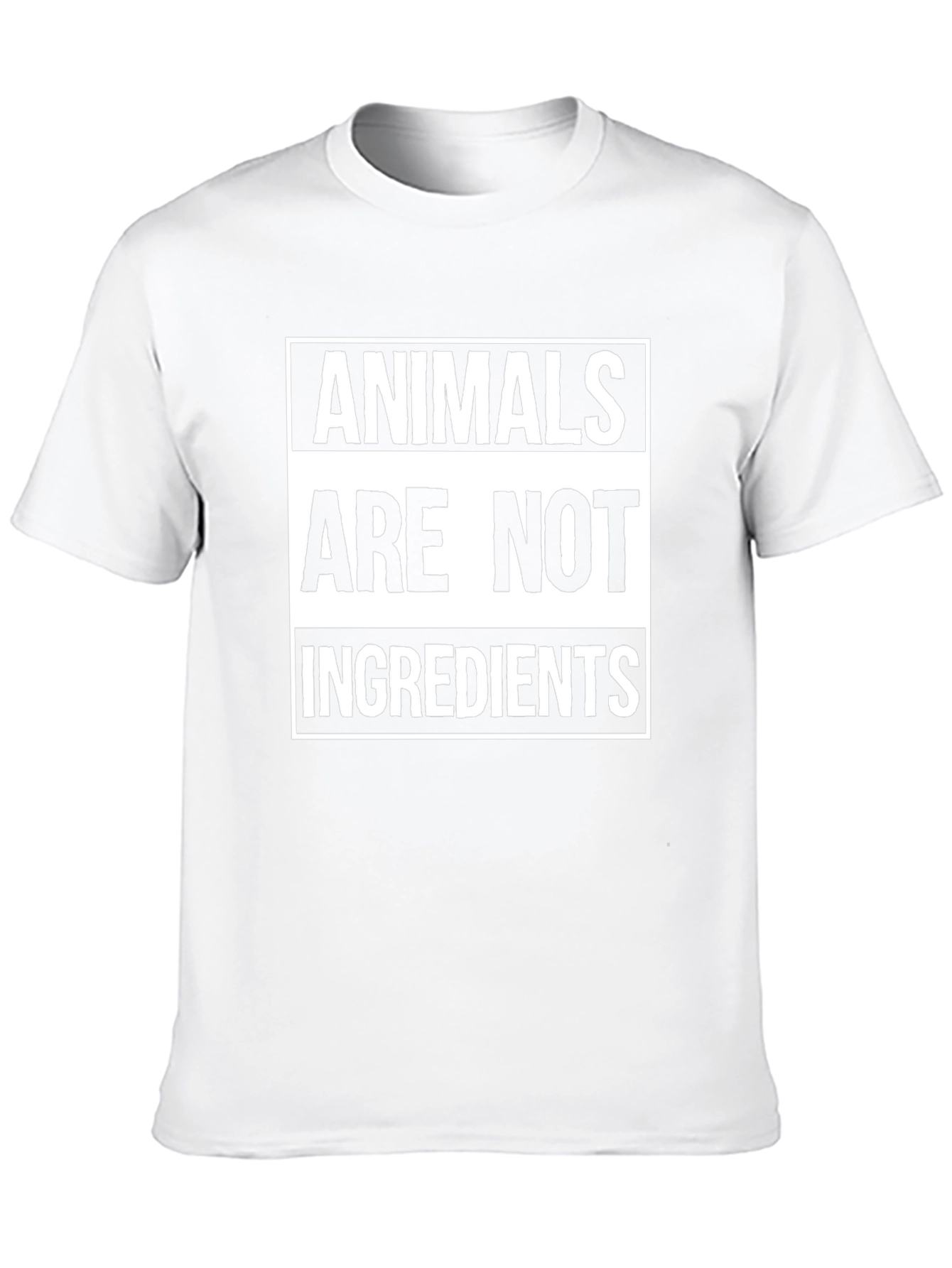 Animals Are Not Ingredients T-Shirt - Vegan Tee