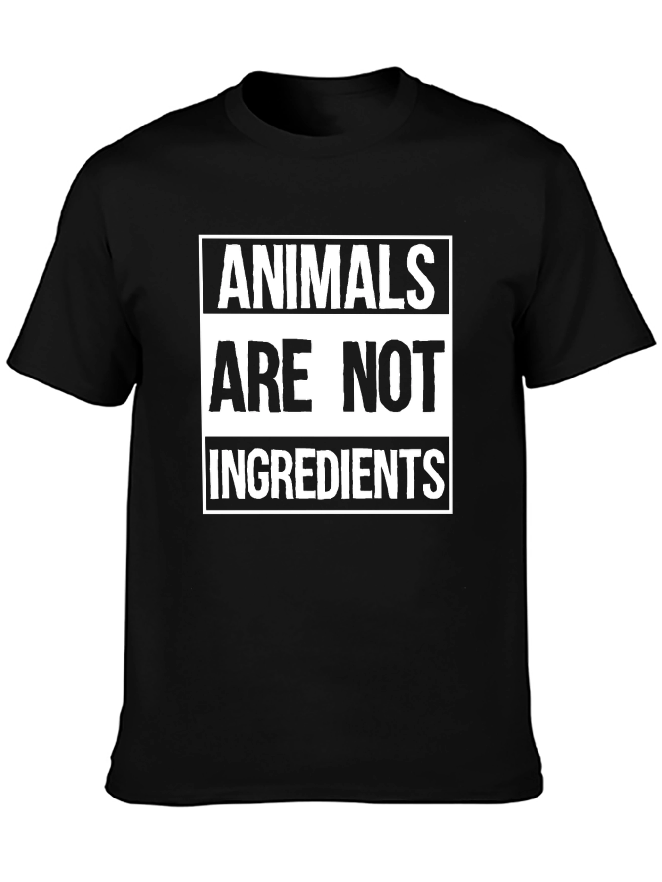 Animals Are Not Ingredients T-Shirt - Vegan Tee