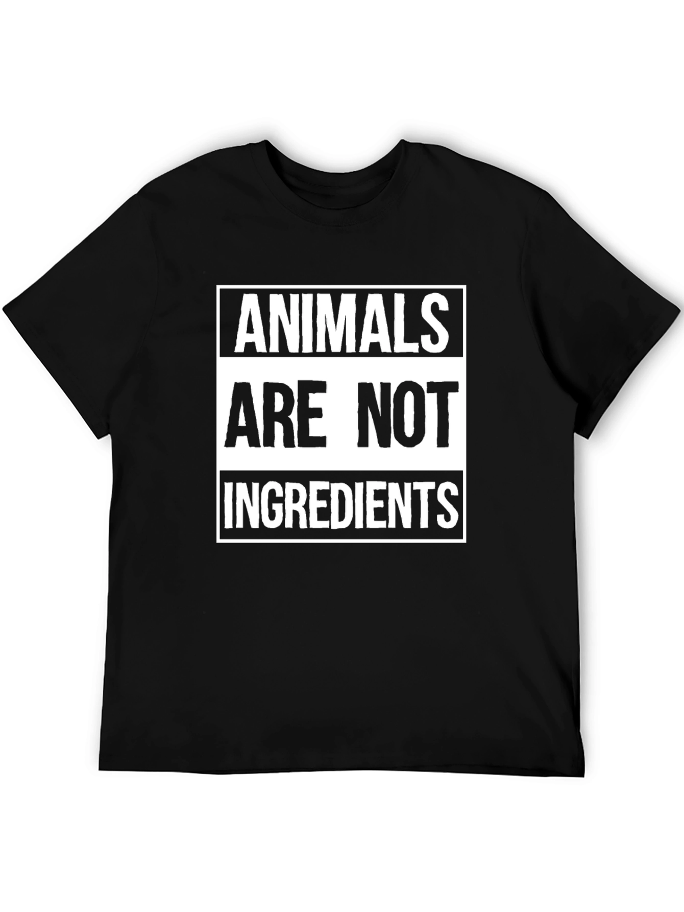 Animals Are Not Ingredients T-Shirt - Vegan Tee