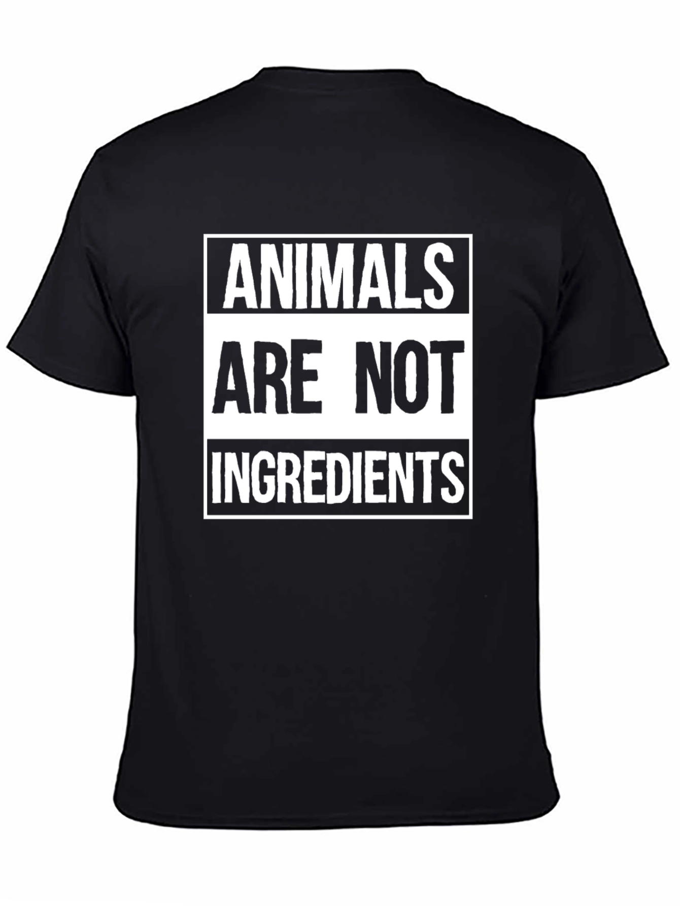 Animals Are Not Ingredients T-Shirt - Vegan Tee