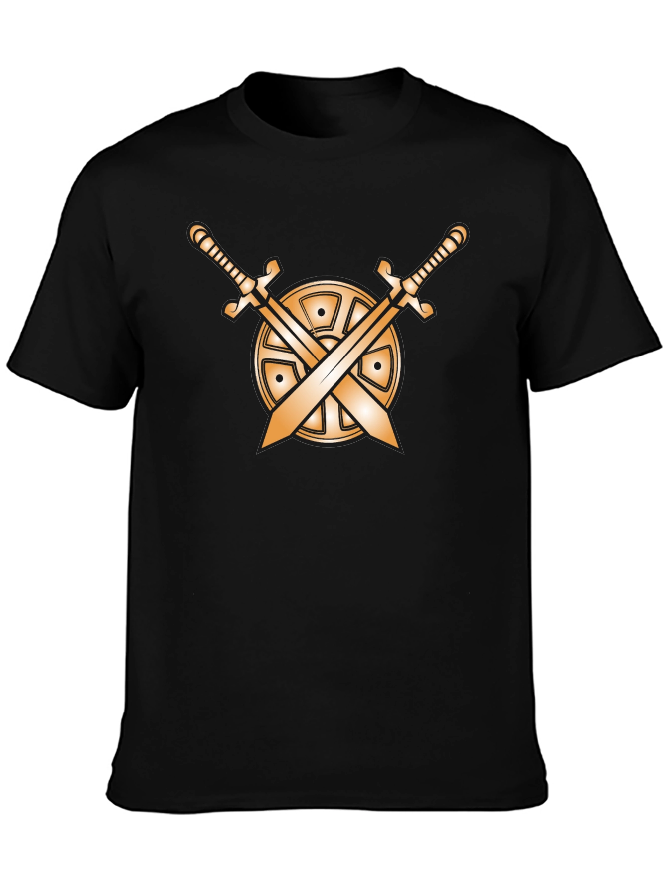 Swords & Shield Graphic Tee - Black