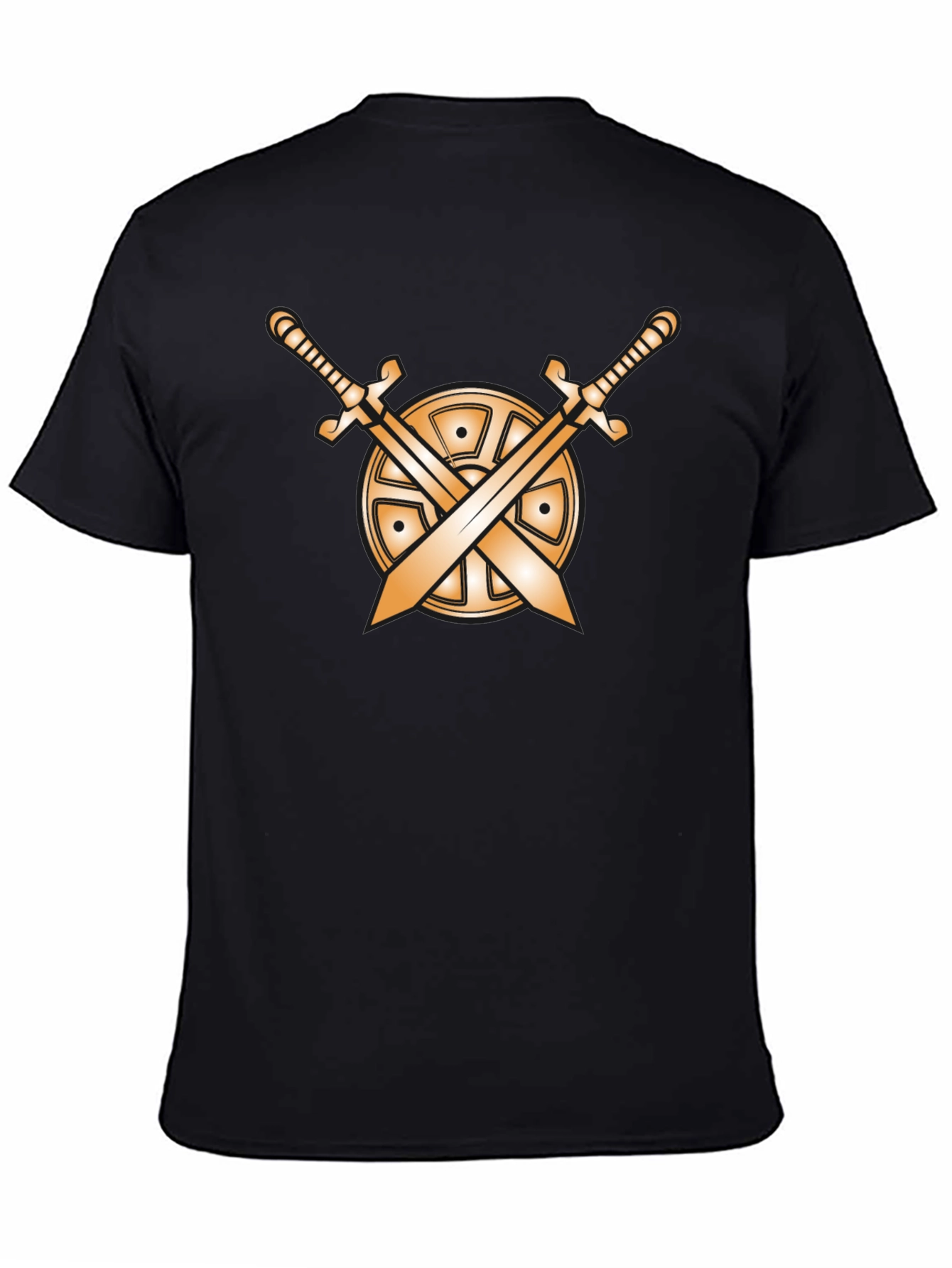 Swords & Shield Graphic Tee - Black