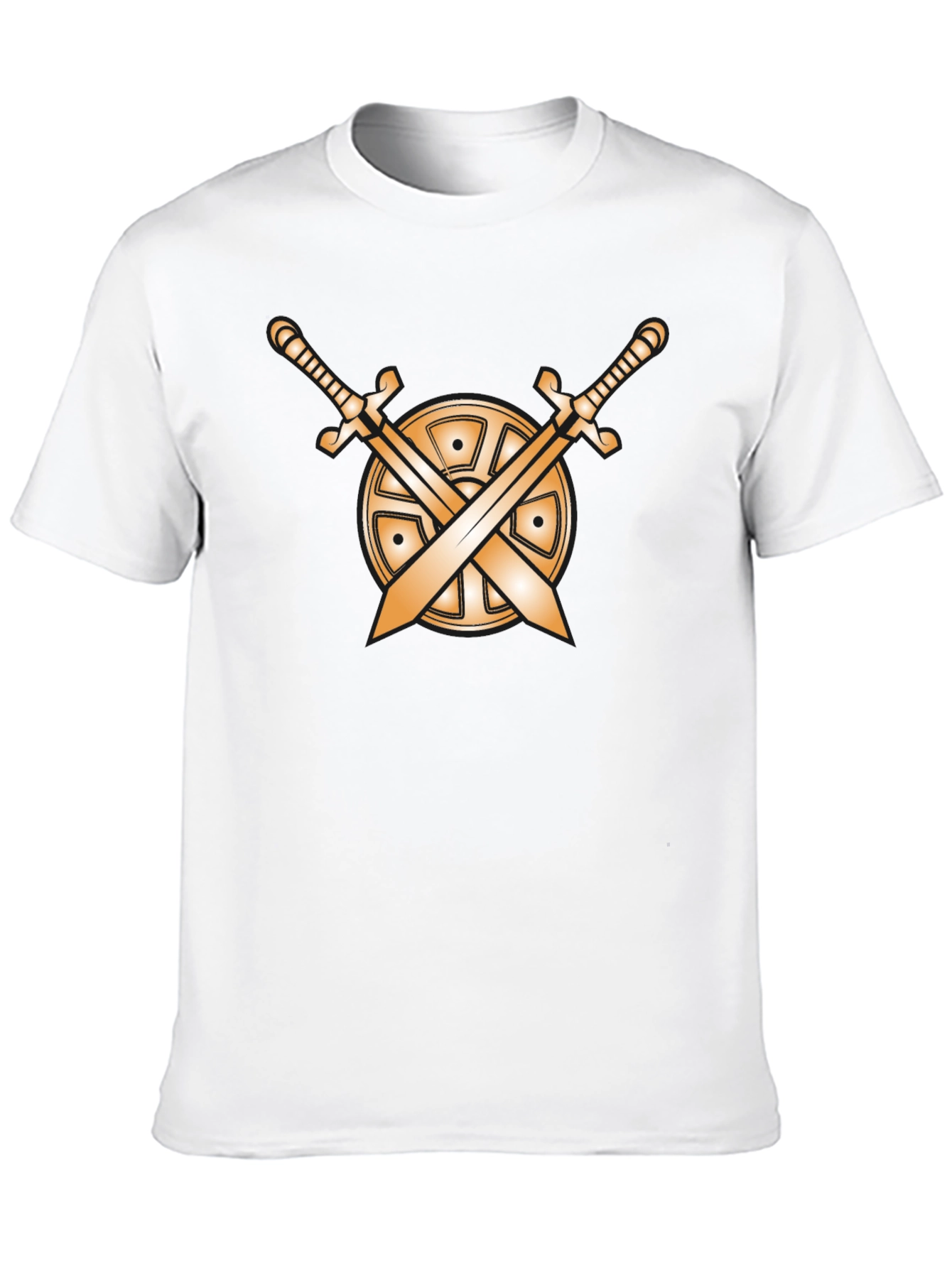 Swords & Shield Graphic Tee - Black