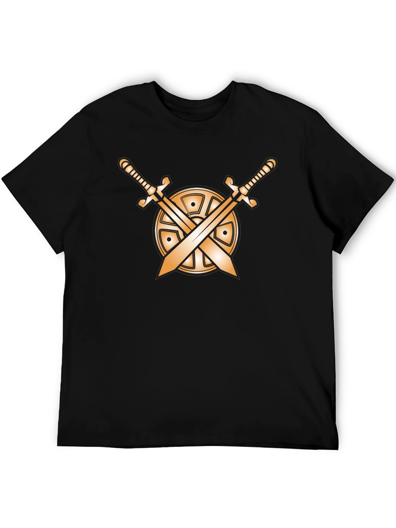 Swords & Shield Graphic Tee - Black