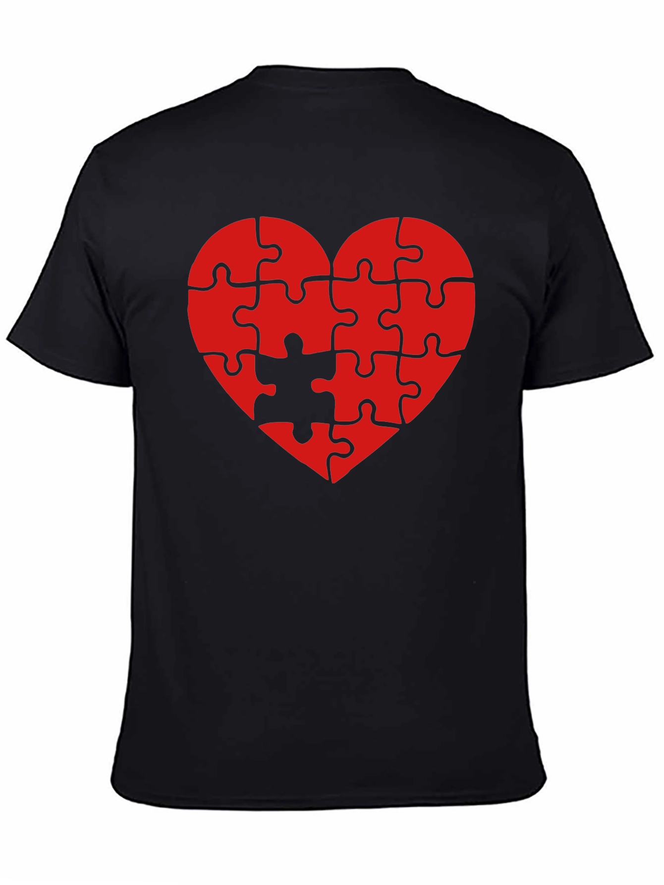 Heart Puzzle Piece T-Shirt - Love Completes You