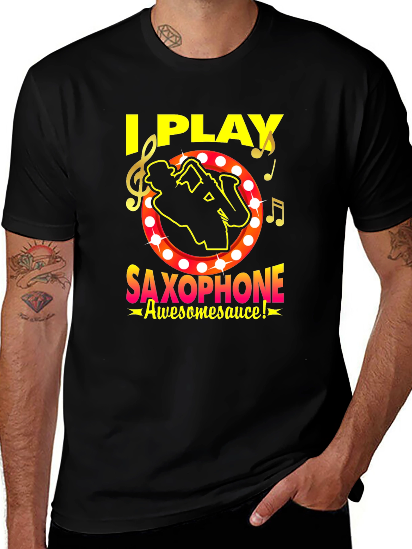 I Play Saxophone T-Shirt - Awesome Musician Tee