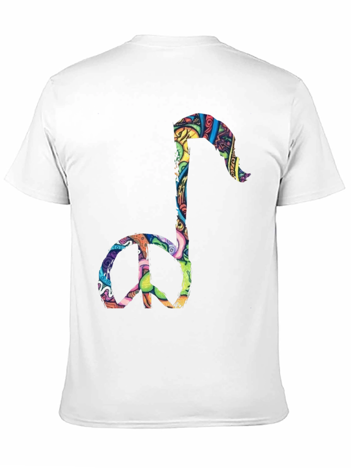 Peace Note Graphic Tee - Black