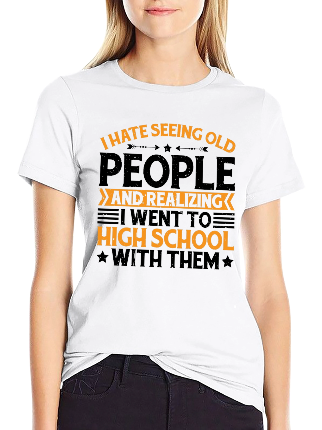 Funny I Hate Seeing Old People T-Shirt