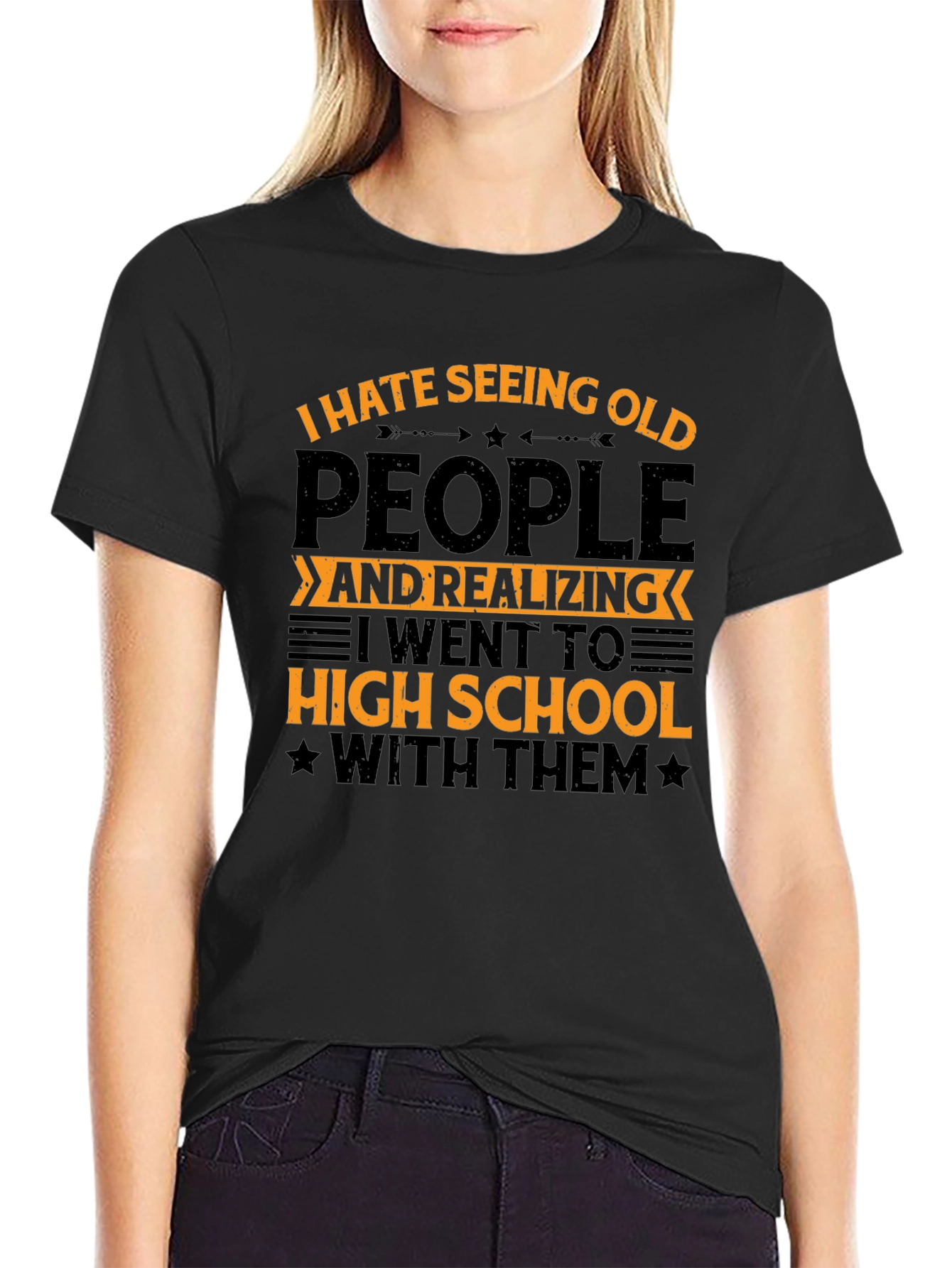 Funny I Hate Seeing Old People T-Shirt