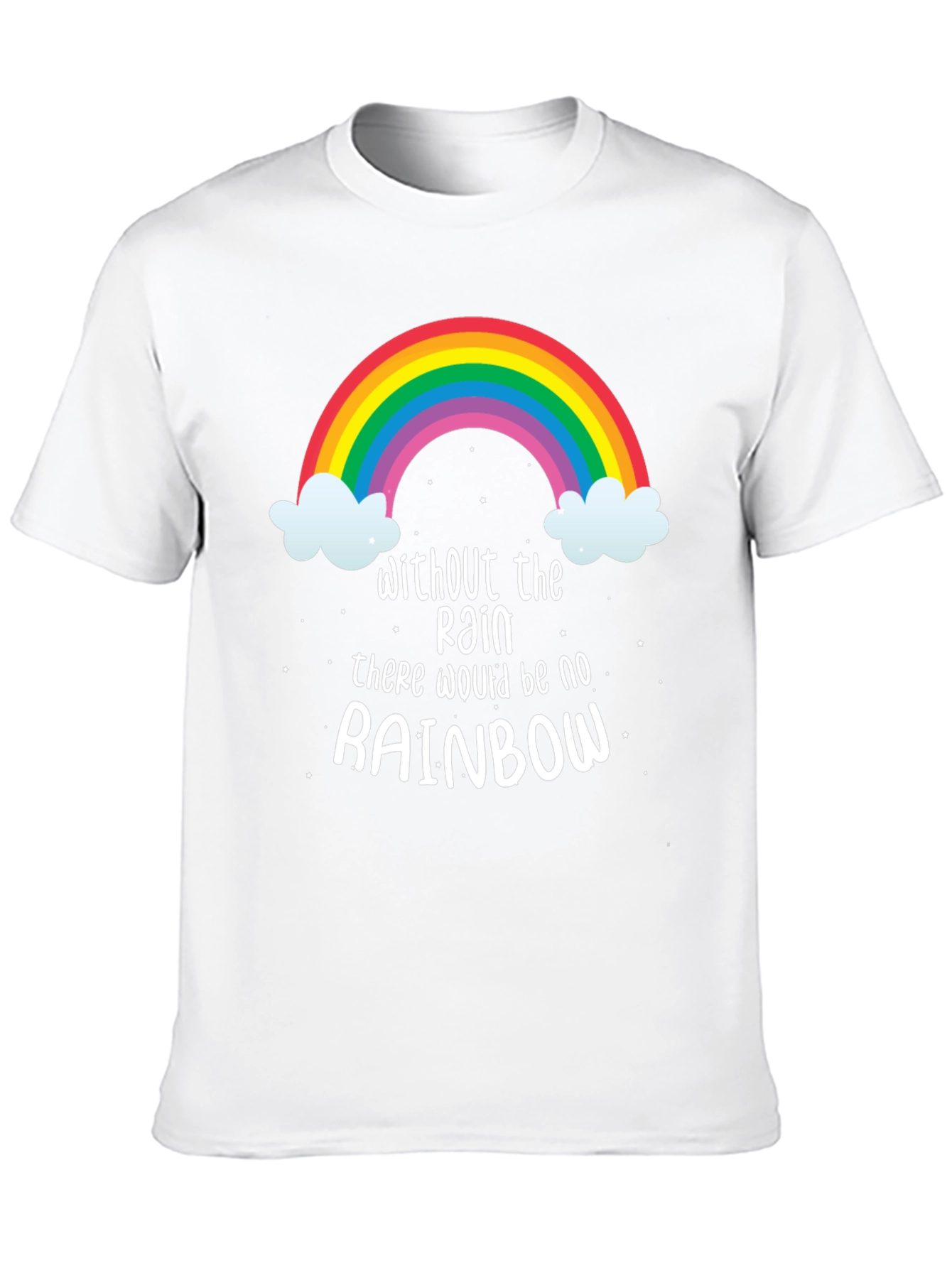 Rainbow Graphic T-Shirt - Inspirational Design