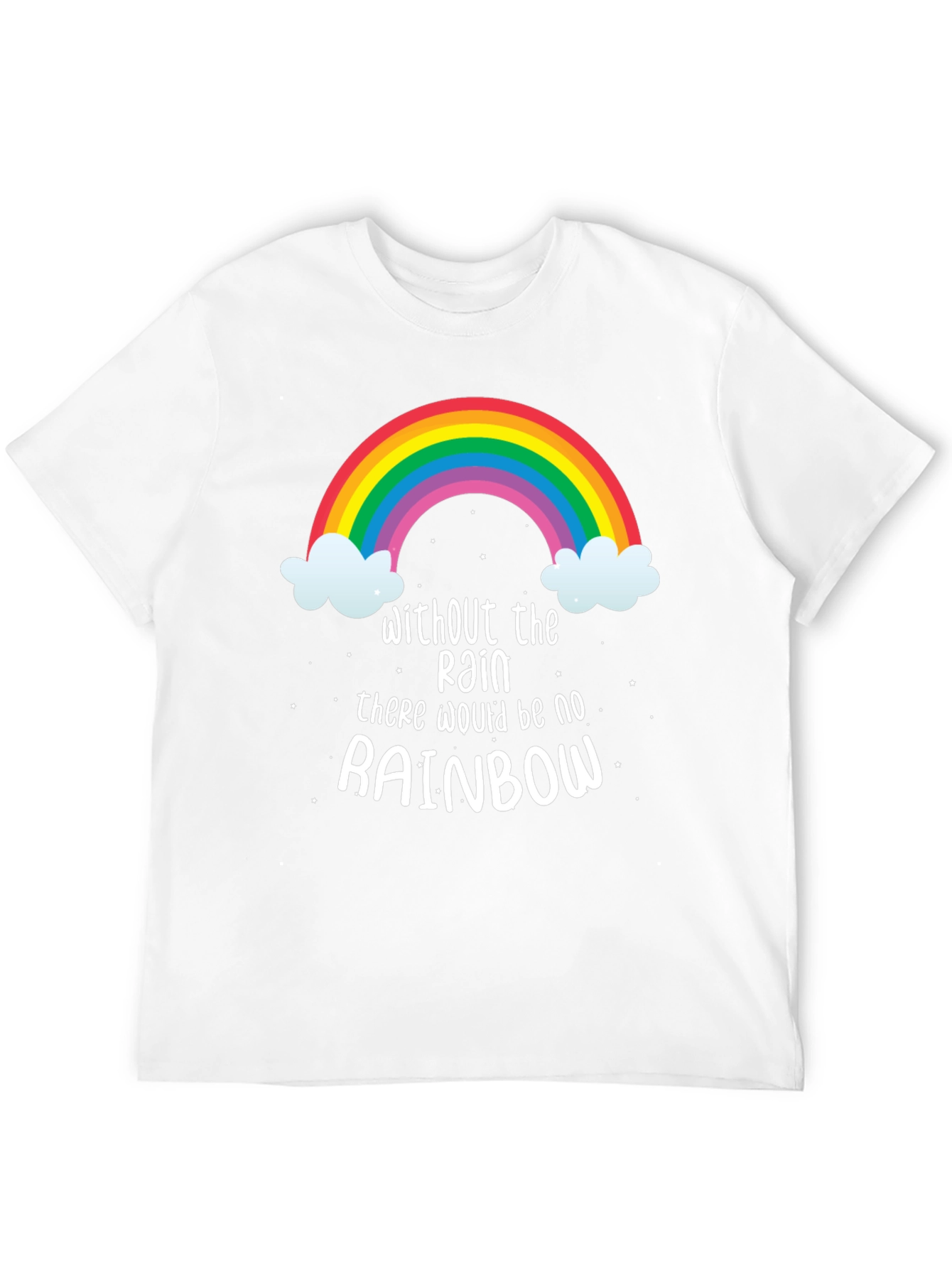 Rainbow Graphic T-Shirt - Inspirational Design