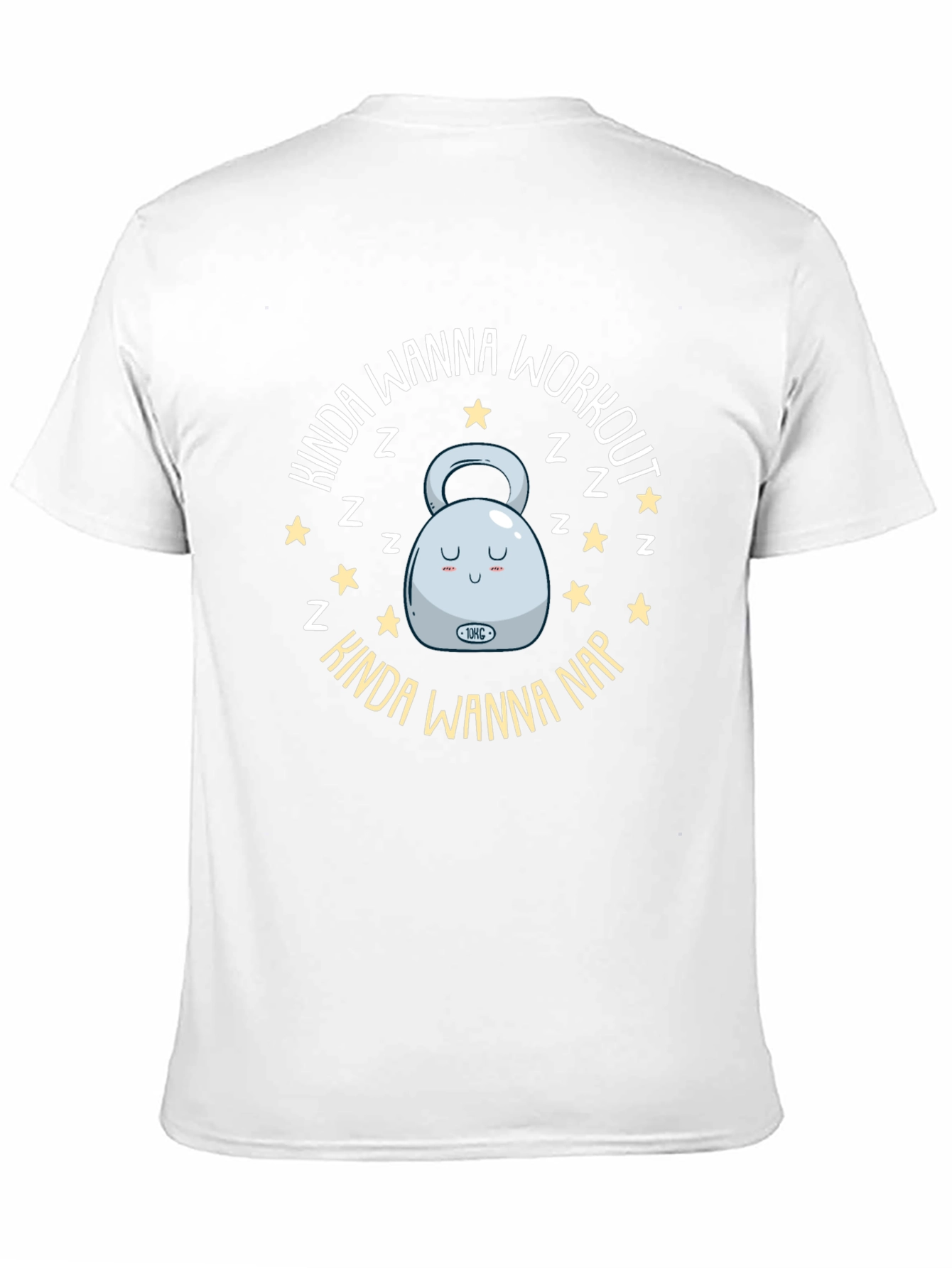 Kinda Wanna Workout Nap Black T-Shirt
