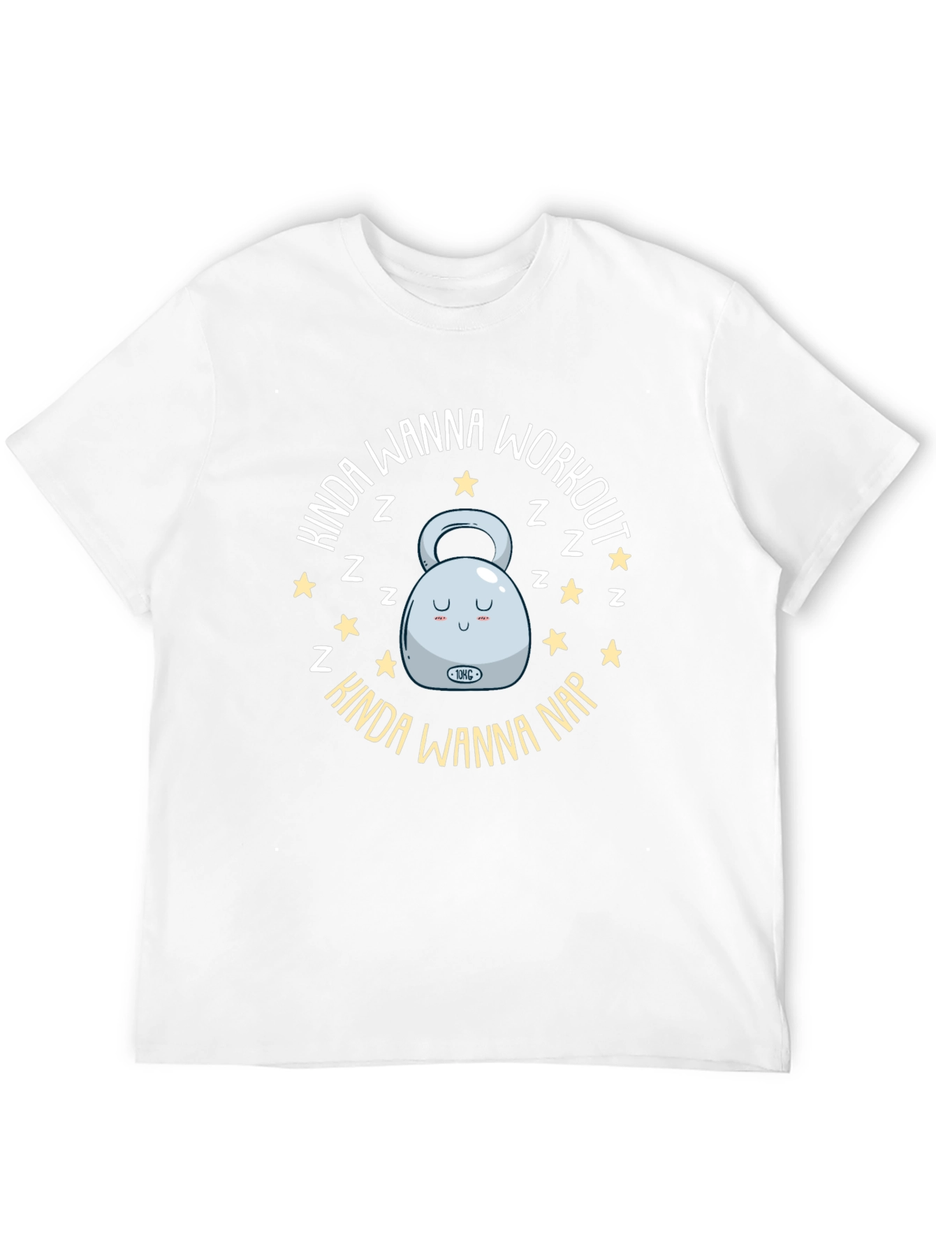 Kinda Wanna Workout Nap Black T-Shirt