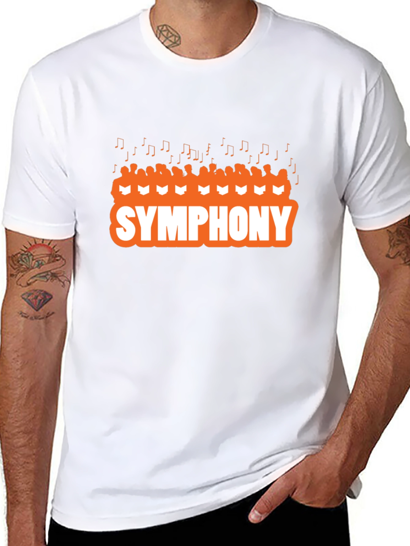 Symphony T-Shirt Musical Note Tee