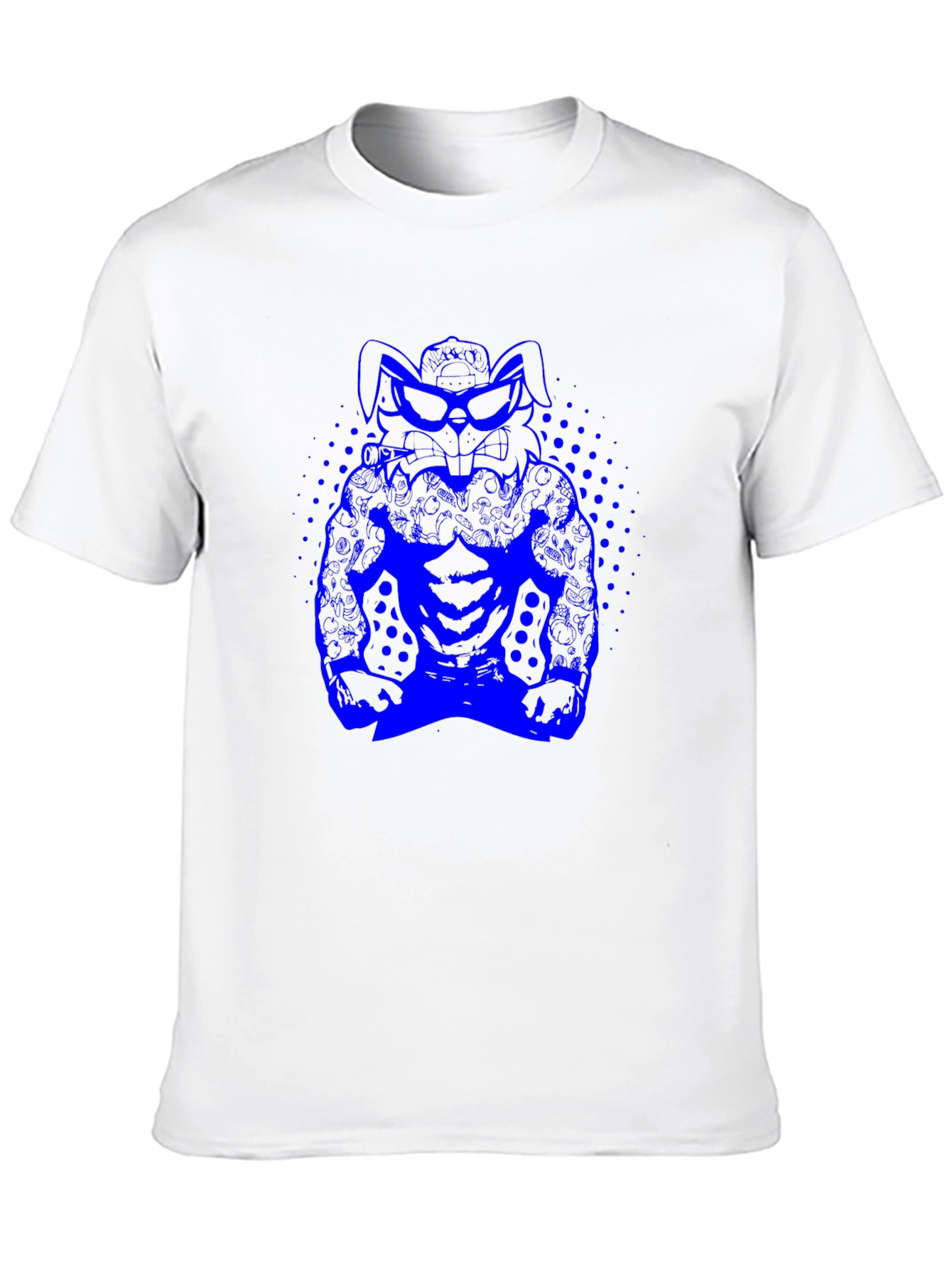 Graphic T-Shirt - Blue Monster Design