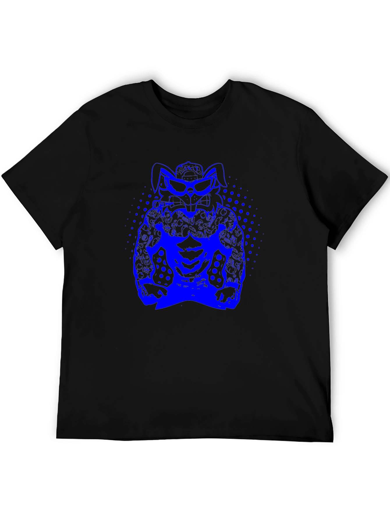 Graphic T-Shirt - Blue Monster Design