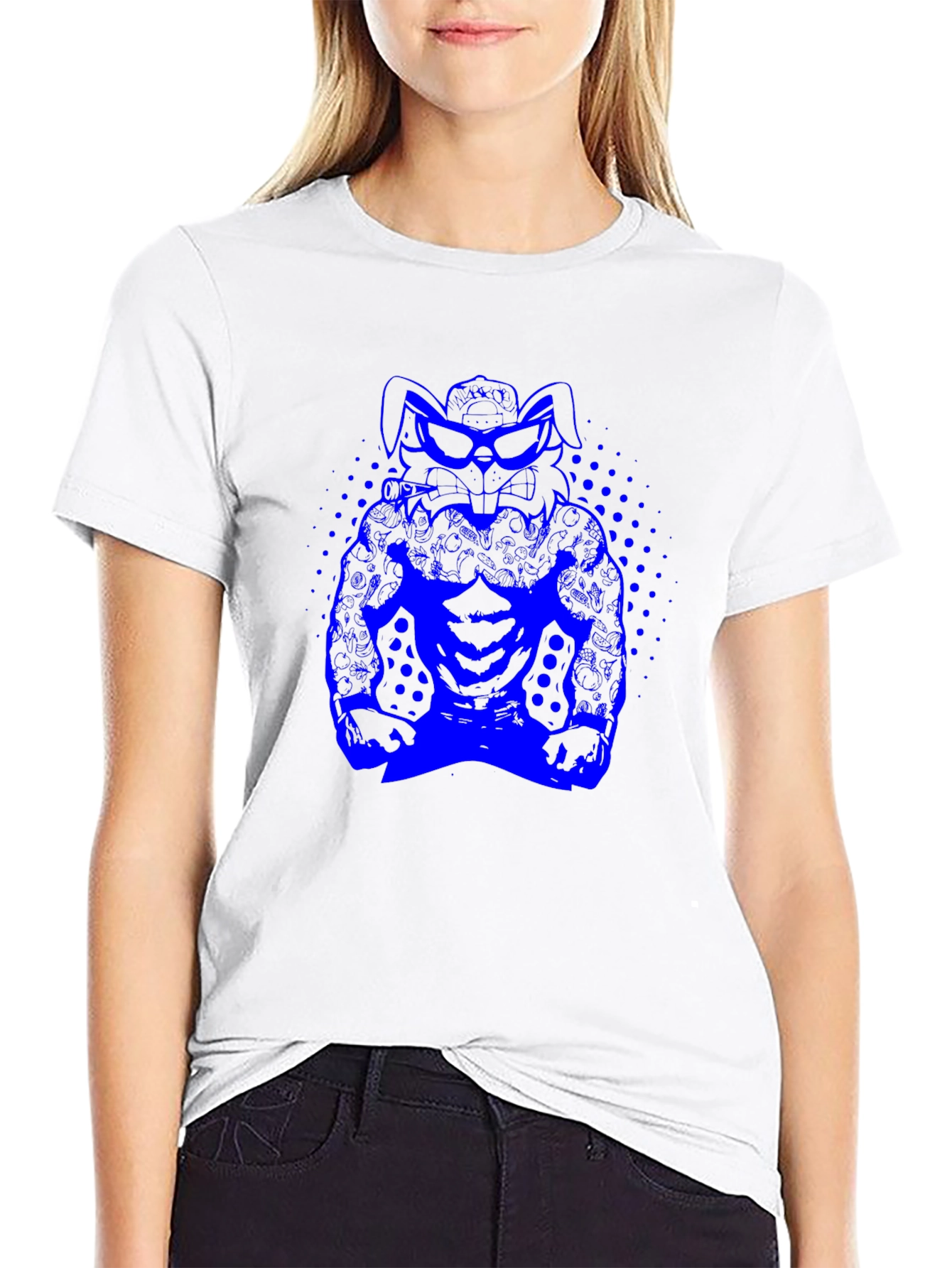 Graphic T-Shirt - Blue Monster Design