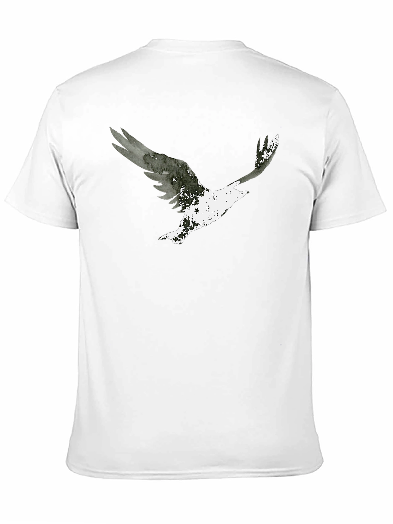 Abstract Eagle Graphic Tee - Mens Black T-Shirt