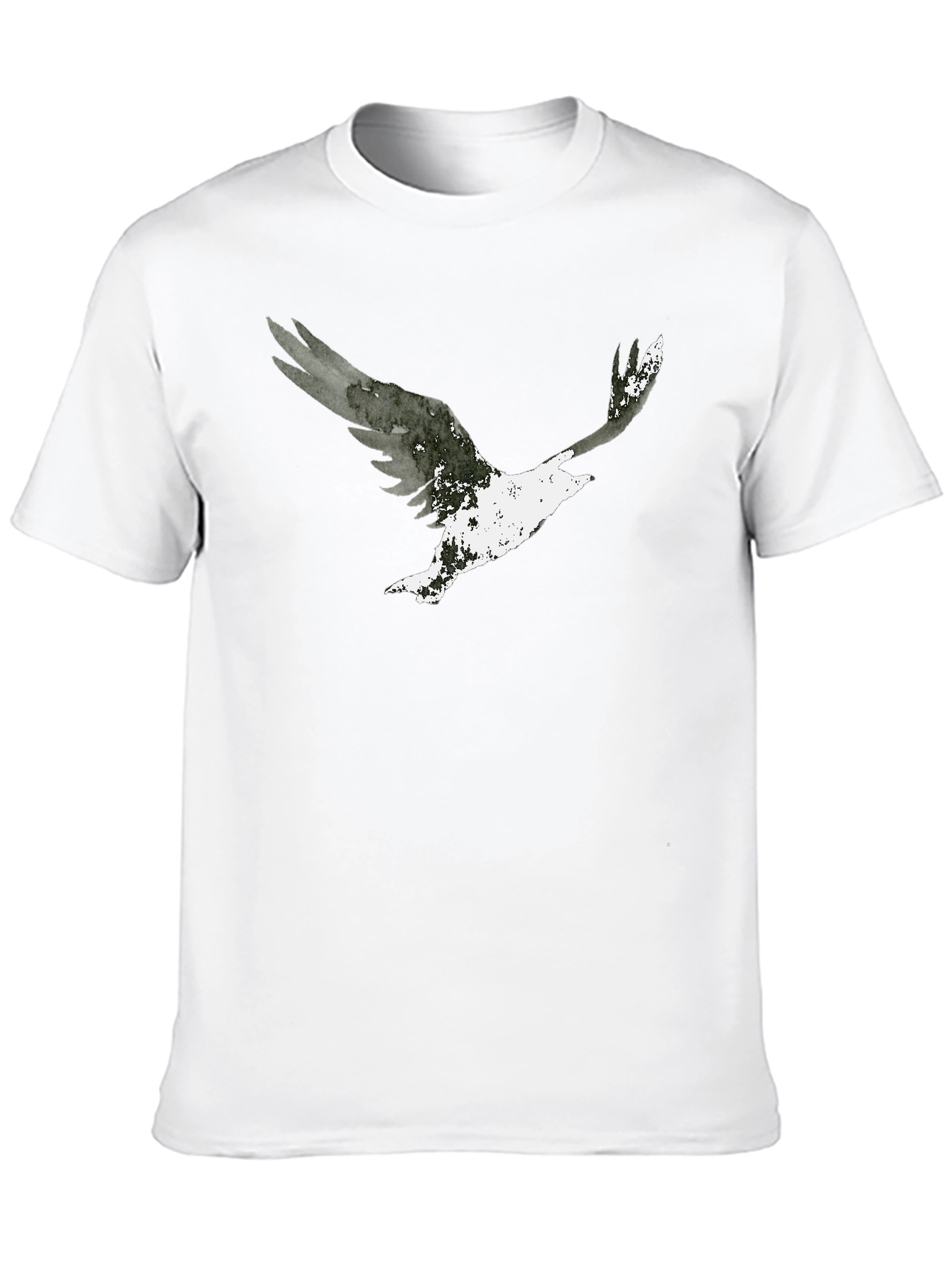 Abstract Eagle Graphic Tee - Mens Black T-Shirt