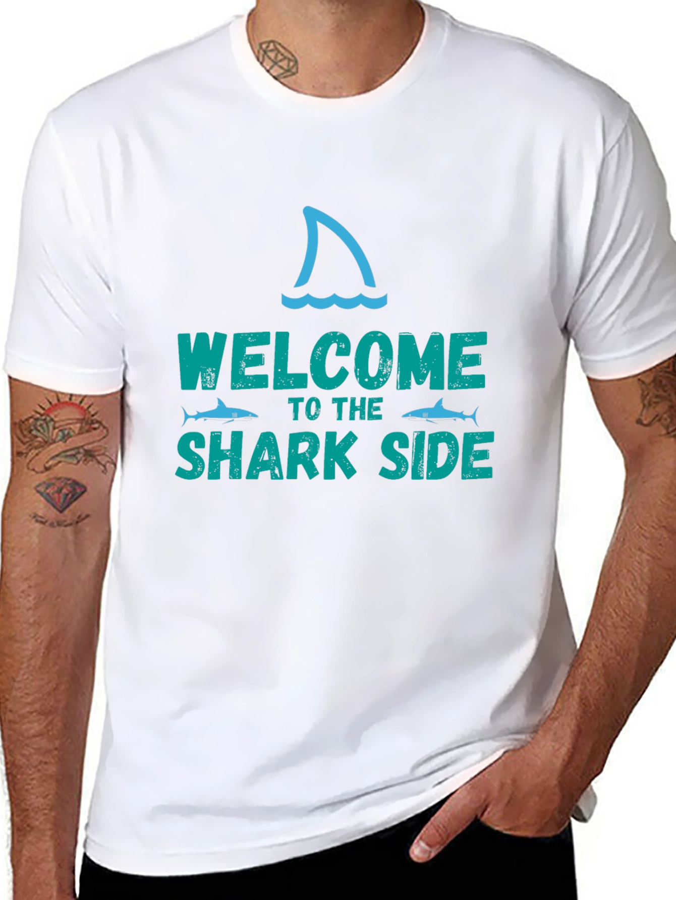 Welcome to the Shark Side Graphic Tee