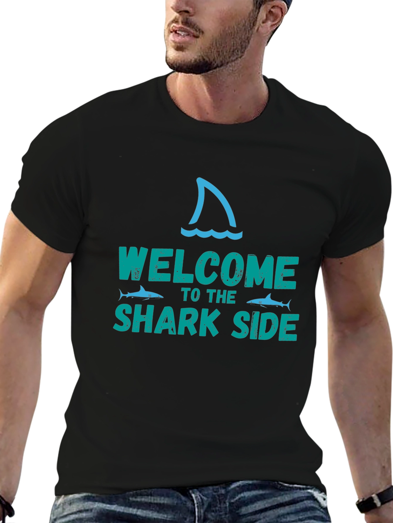 Welcome to the Shark Side Graphic Tee