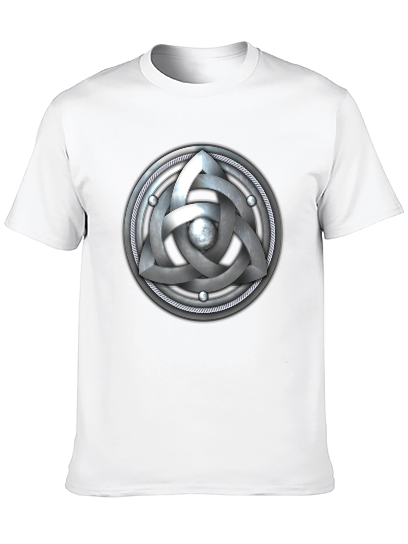 Celtic Knot Triquetra Black T-Shirt