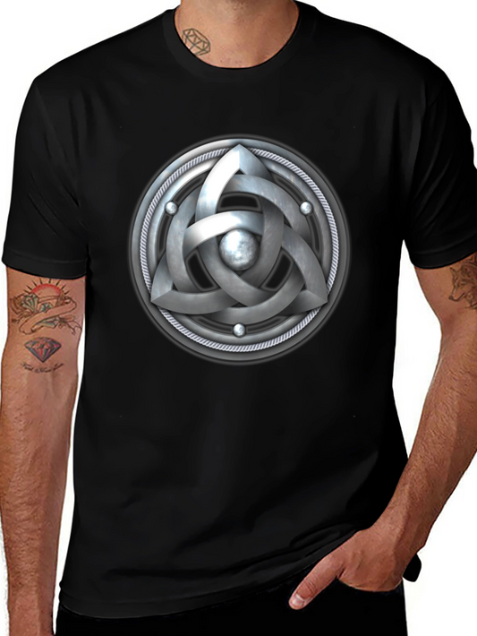 Celtic Knot Triquetra Black T-Shirt