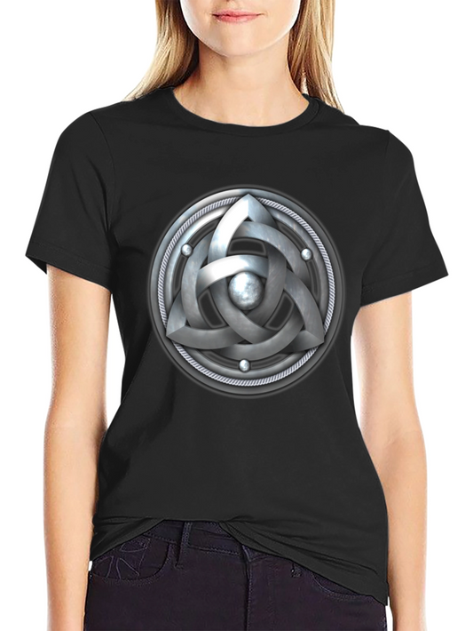 Celtic Knot Triquetra Black T-Shirt