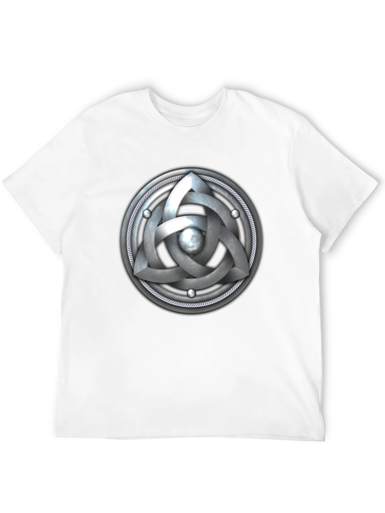 Celtic Knot Triquetra Black T-Shirt