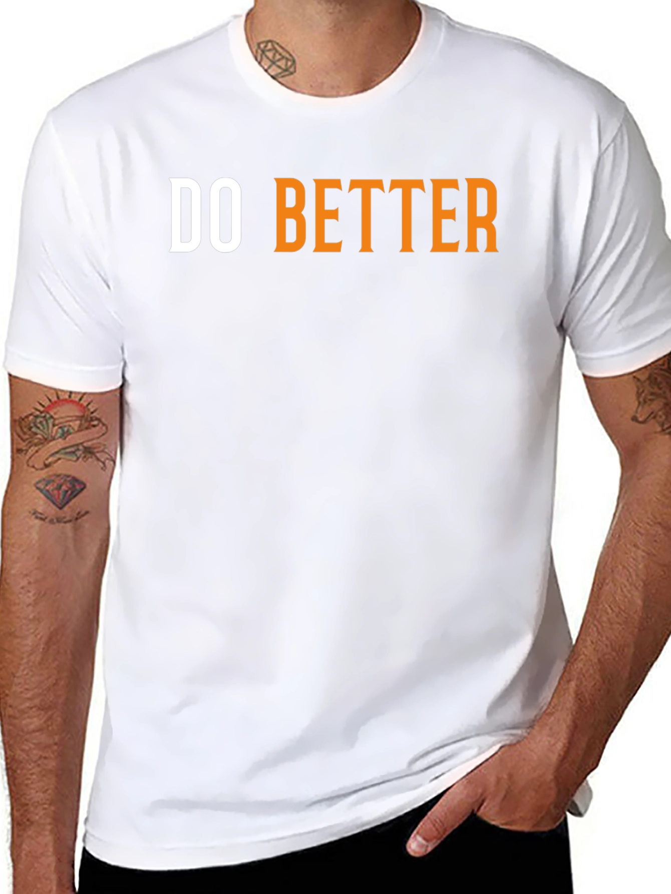 Do Better Graphic Tee - Black Cotton T-Shirt