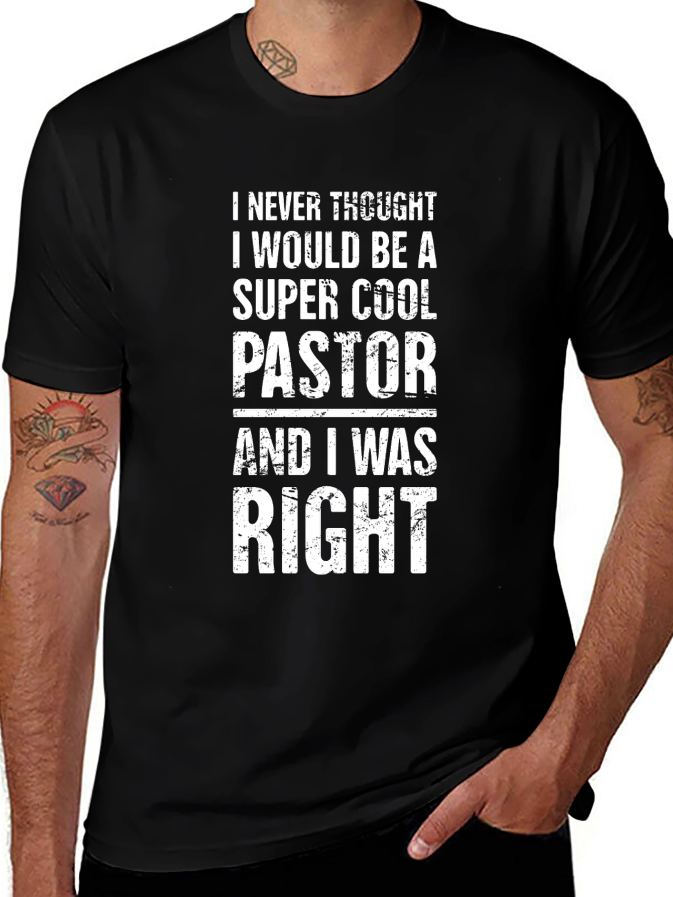 Super Cool Pastor Graphic T-Shirt