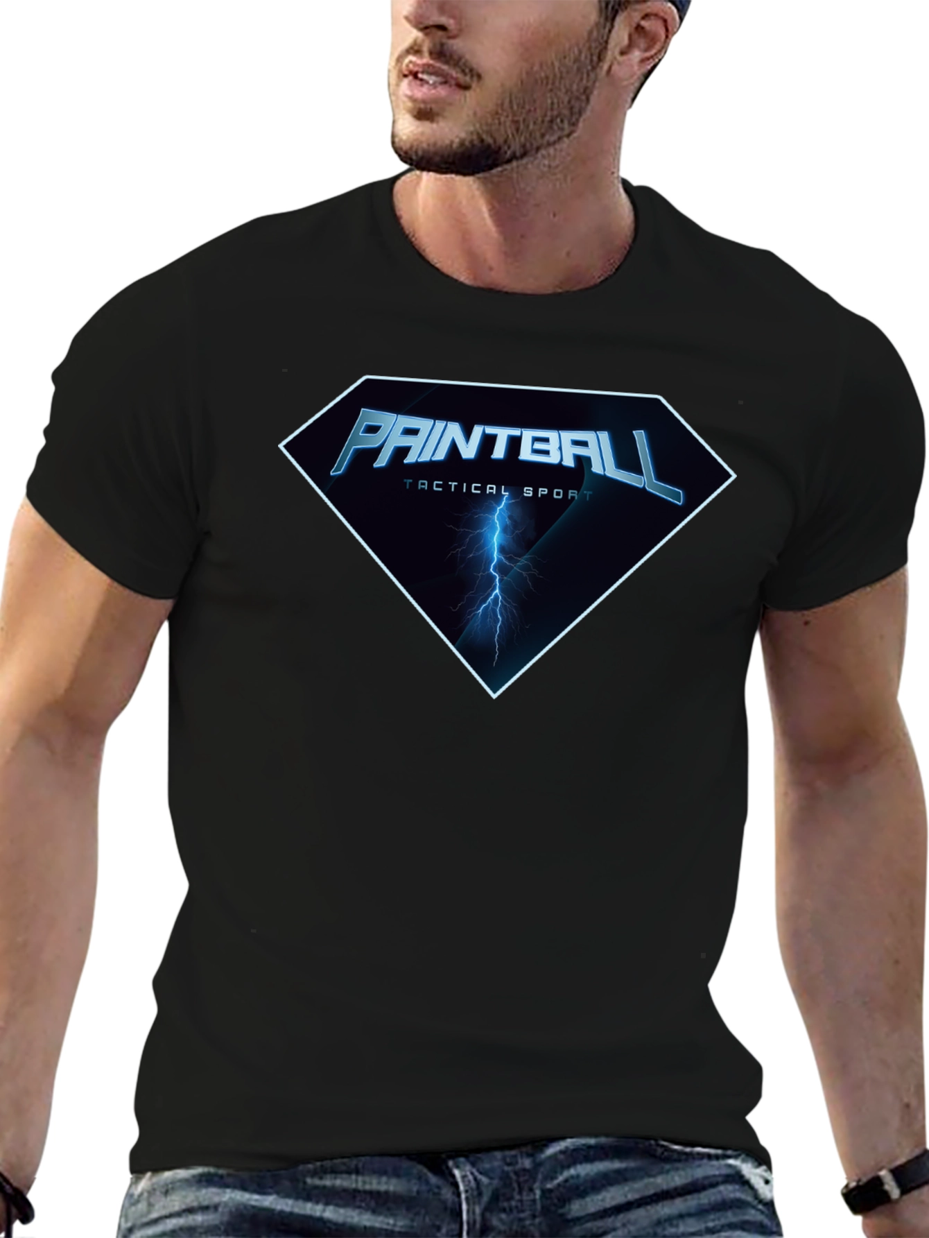 Paintball Tactical Sport Graphic T-Shirt