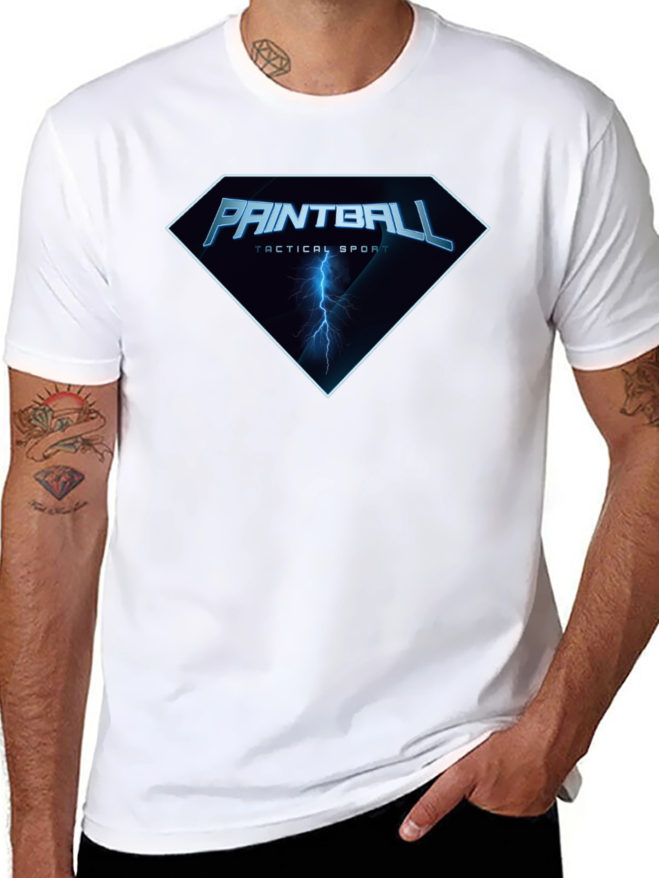 Paintball Tactical Sport Graphic T-Shirt