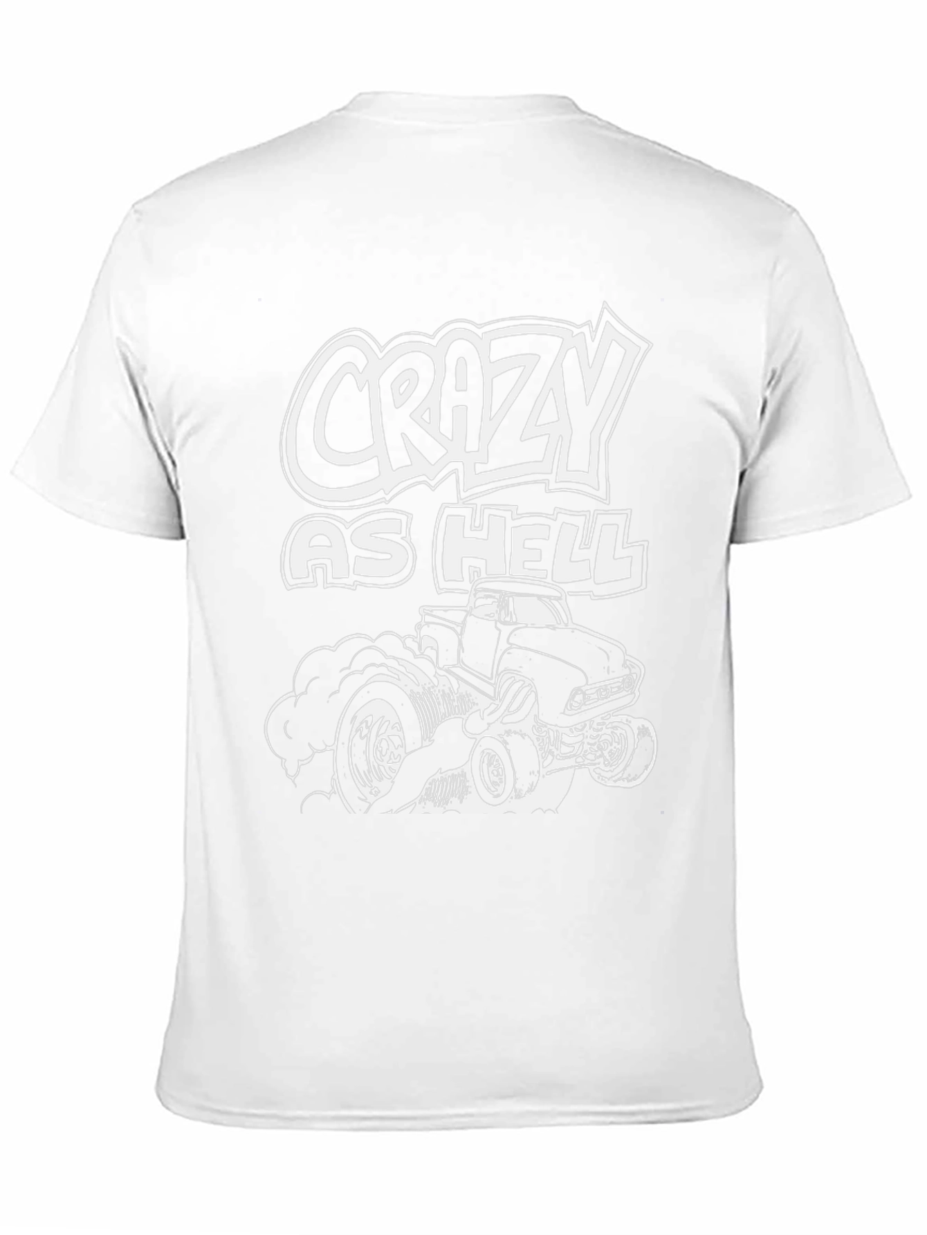 Crazy As Hell Truck Graphic T-Shirt