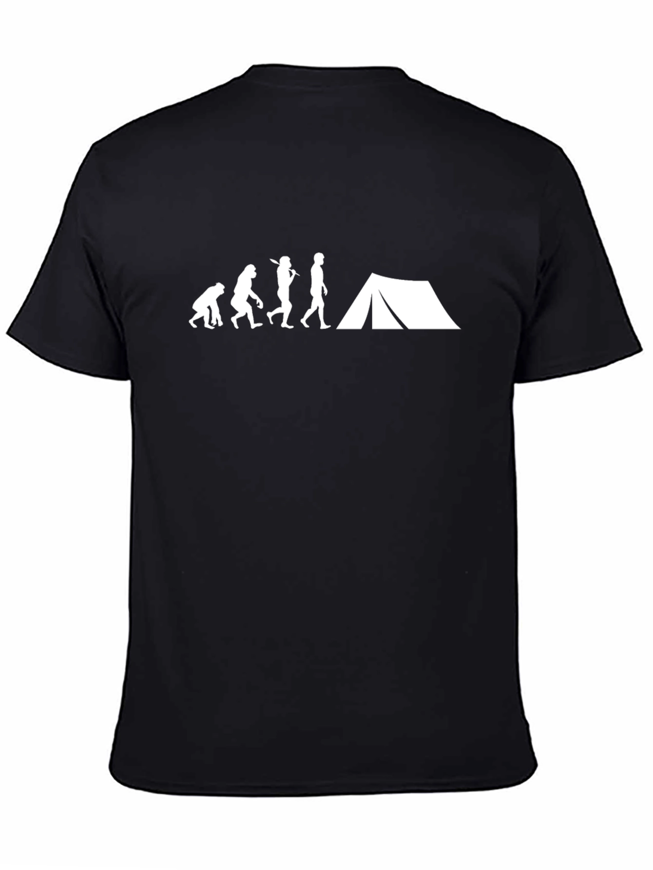 Evolution of Camping T-Shirt - Funny Outdoor Tee