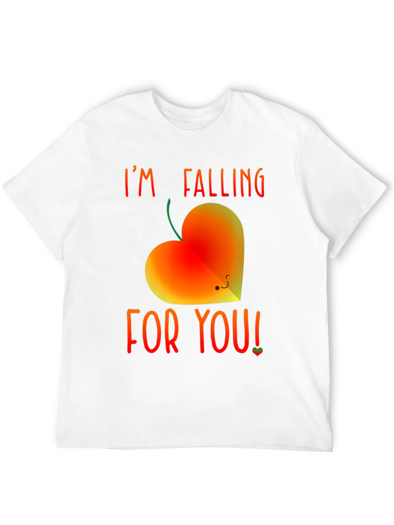 Falling For You Heart Graphic Tee