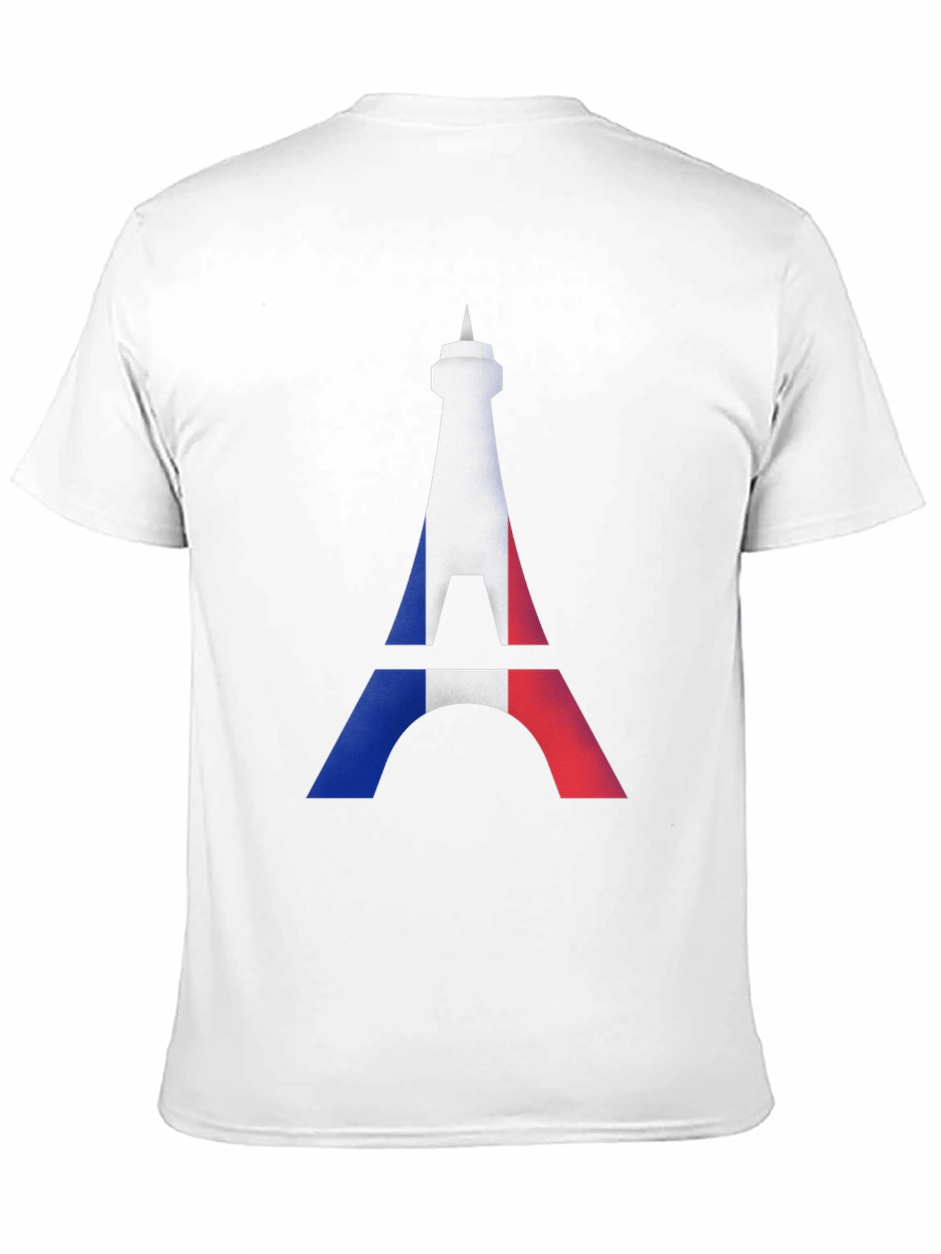 French Flag Eiffel Tower Graphic Tee - Paris Pride