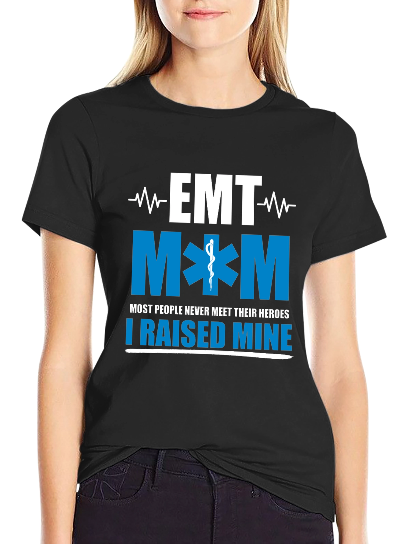 EMT Mom Hero Raising T-Shirt