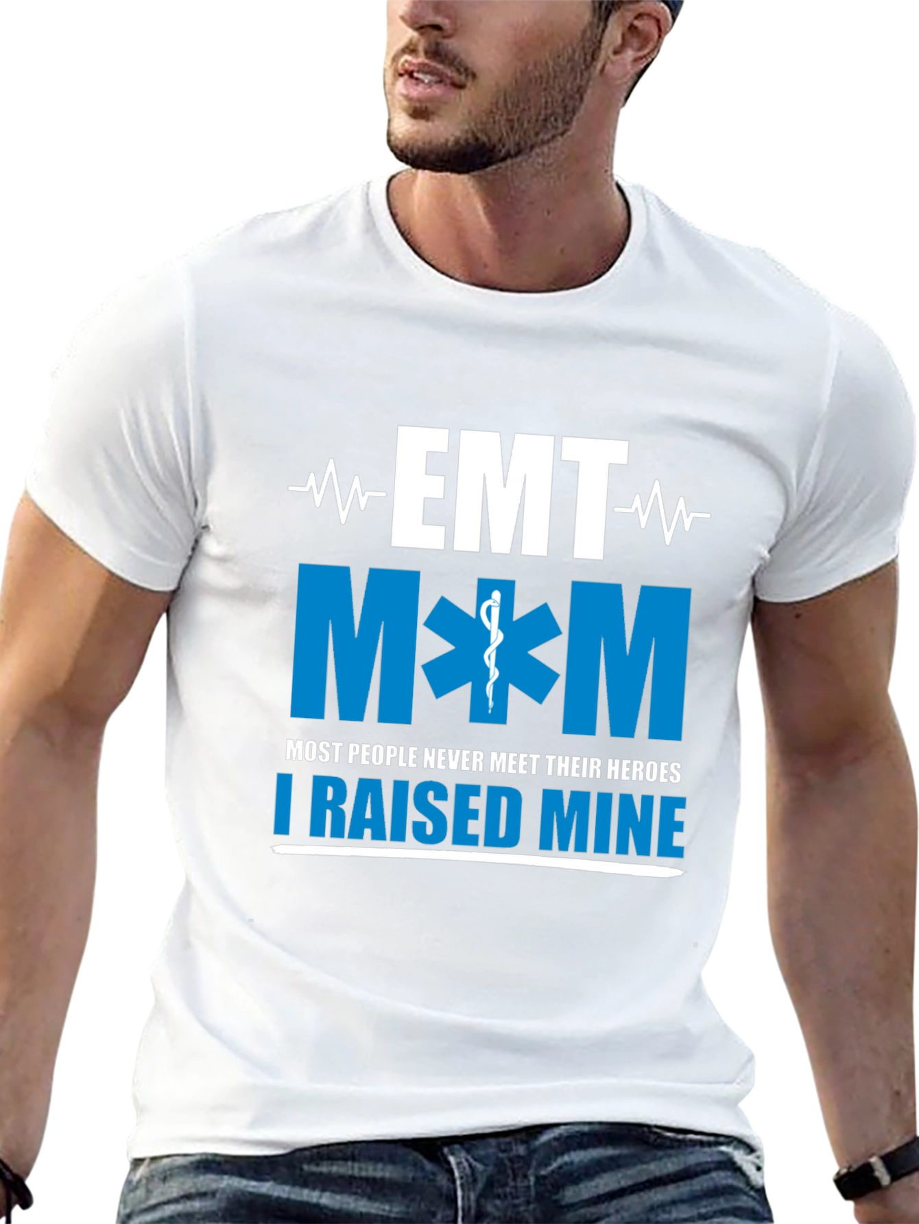 EMT Mom Hero Raising T-Shirt