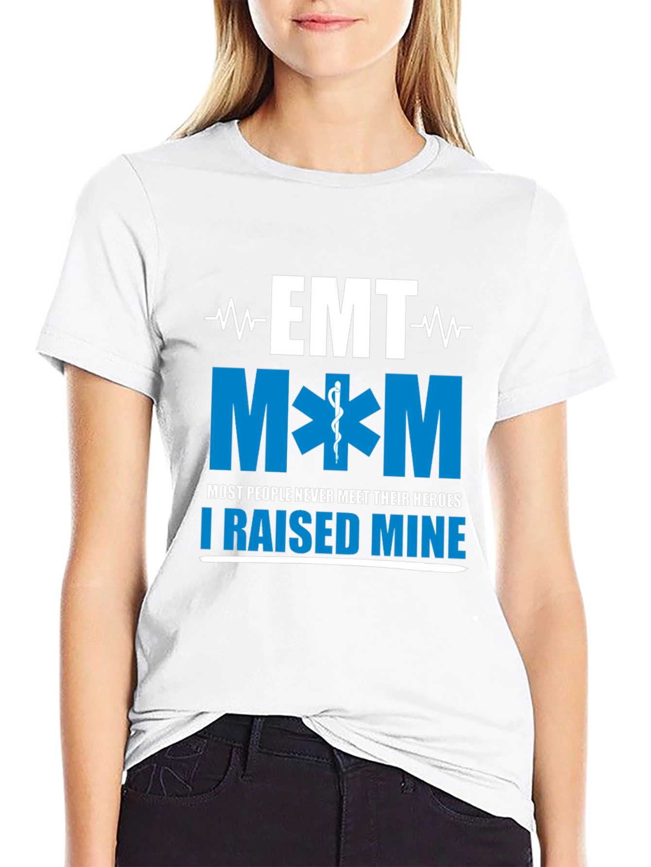 EMT Mom Hero Raising T-Shirt