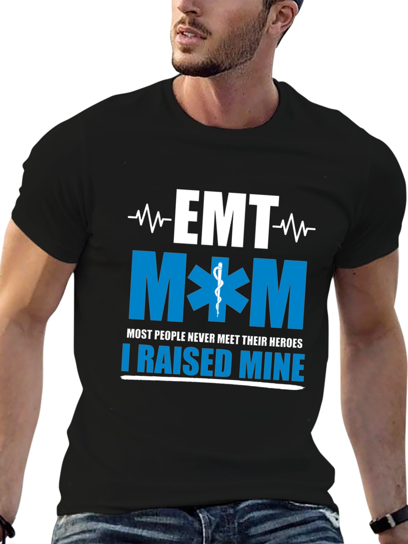 EMT Mom Hero Raising T-Shirt