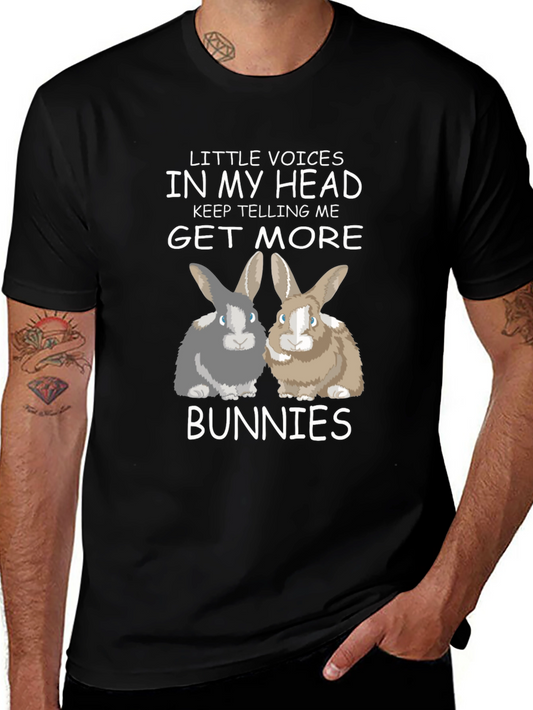 Bunny Lover T-Shirt - Little Voices Get More Bunnies Tee