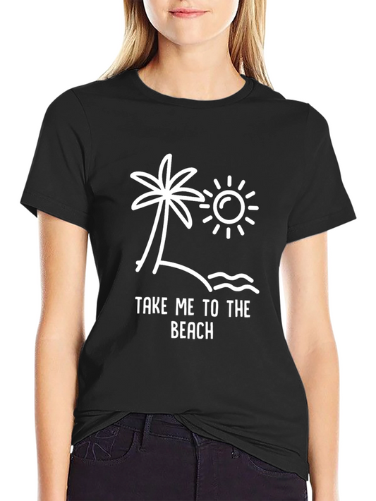 Beach Vacation T-Shirt - Palm Tree Graphic Tee