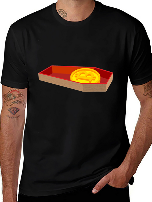 Bitcoin Coffin T-Shirt - Crypto Meme Tee