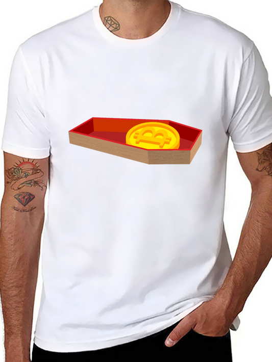 Bitcoin Coffin T-Shirt - Crypto Meme Tee