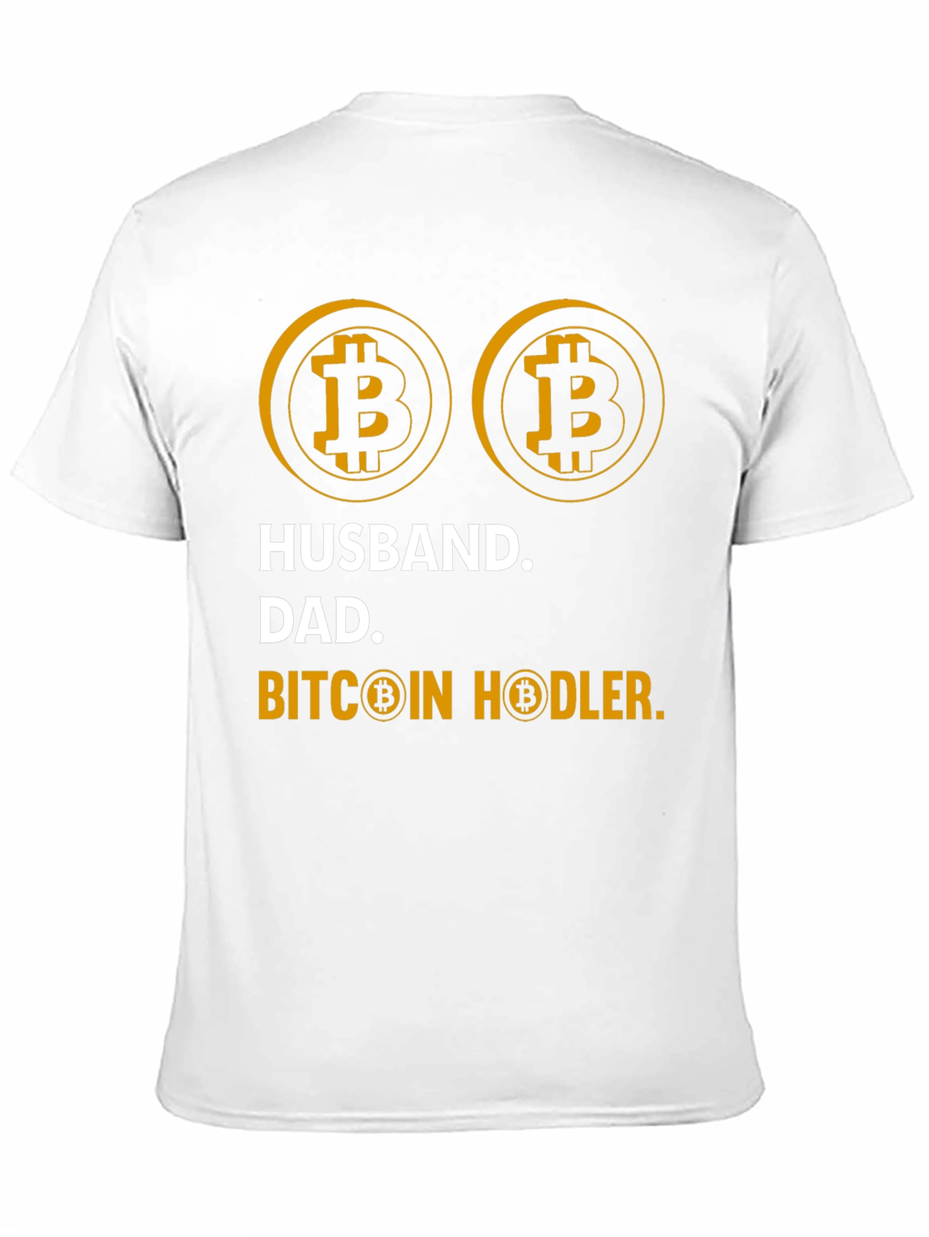 Husband Dad Bitcoin Hodler Graphic Tee